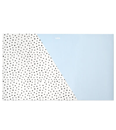 Blue dalmatian food mat