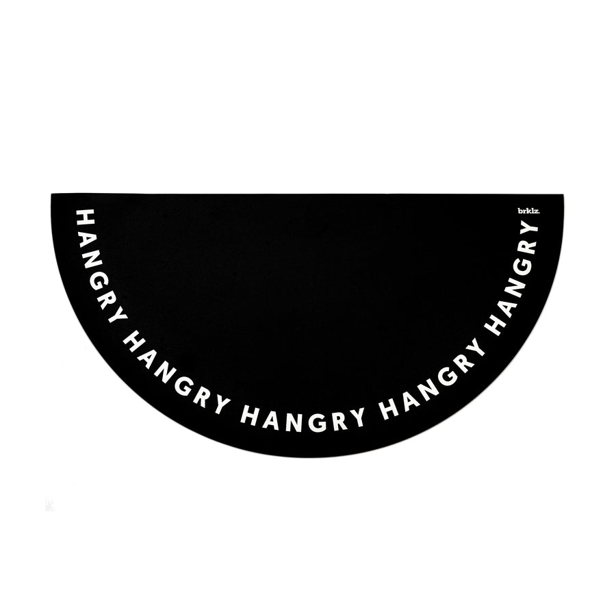 Hangry brklz food mat B&W