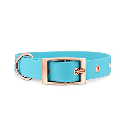 brklz Rose Gold Collar Blue