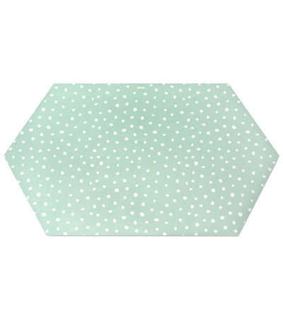 Mint dalmatian food mat