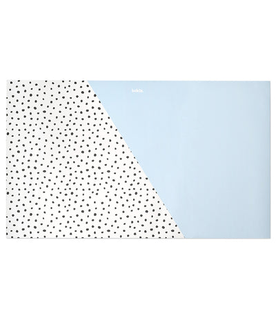 Blue dalmatian food mat