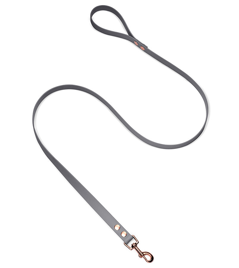 brklz Rose Gold Leash Grey