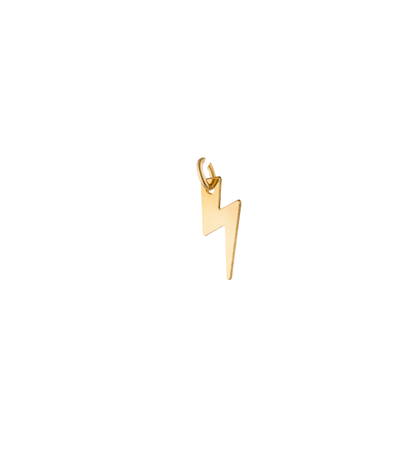 Gold-Lightning Charm